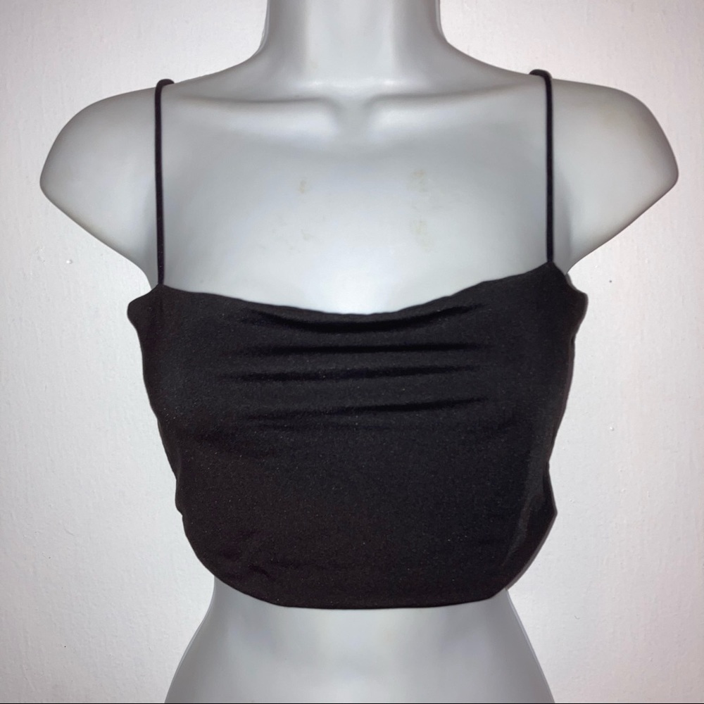 Shein Crop Black Tank S 4